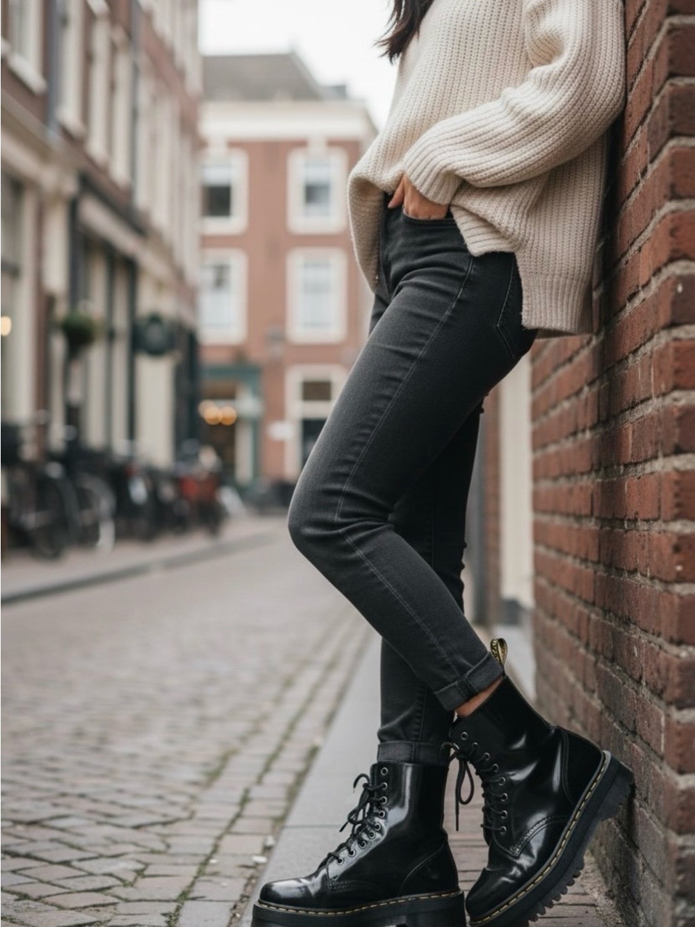 Women's Black Skinny Jeans - Classic Slim Fit